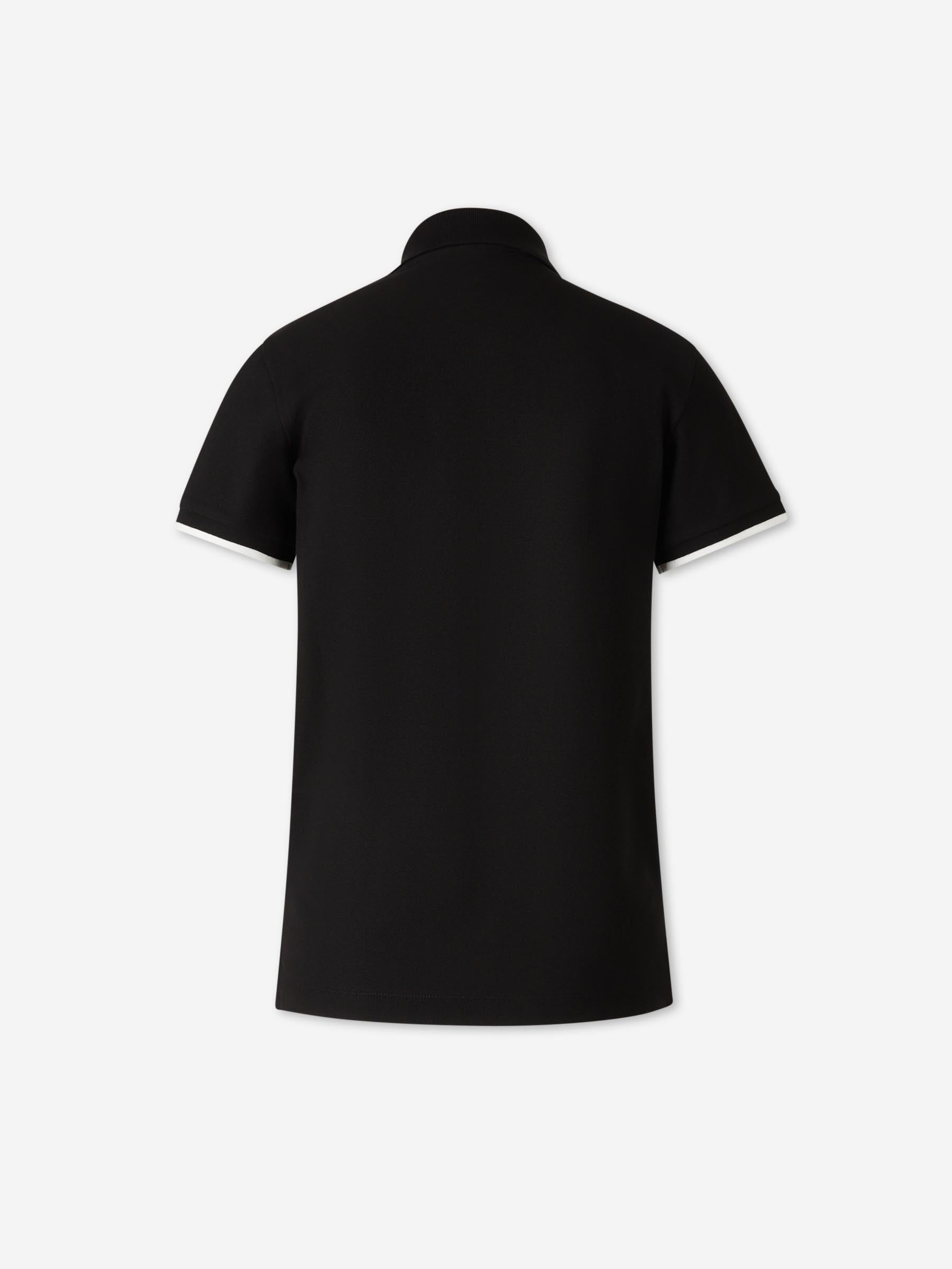 Moncler Mujer Barcelona Polo Logo Algodón color Negro sku 783-000071 02 - Foto 2