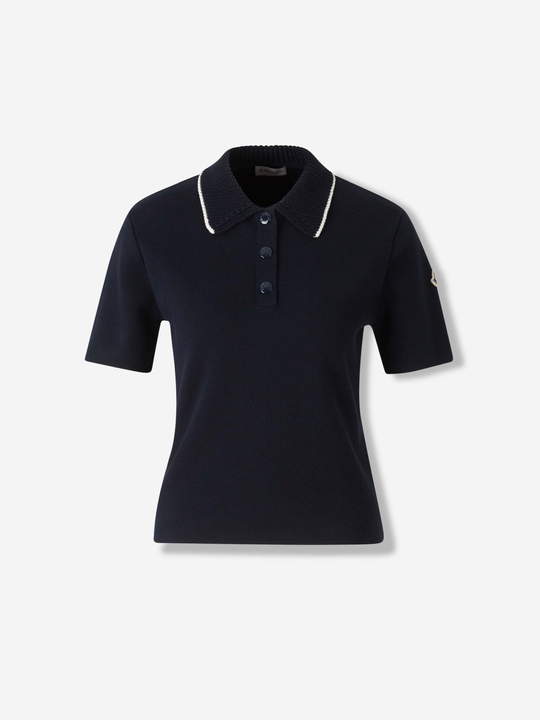 Moncler Mujer Barcelona Polo Punto Tricot color Azul Marino sku 783-000072 02 - Foto 1