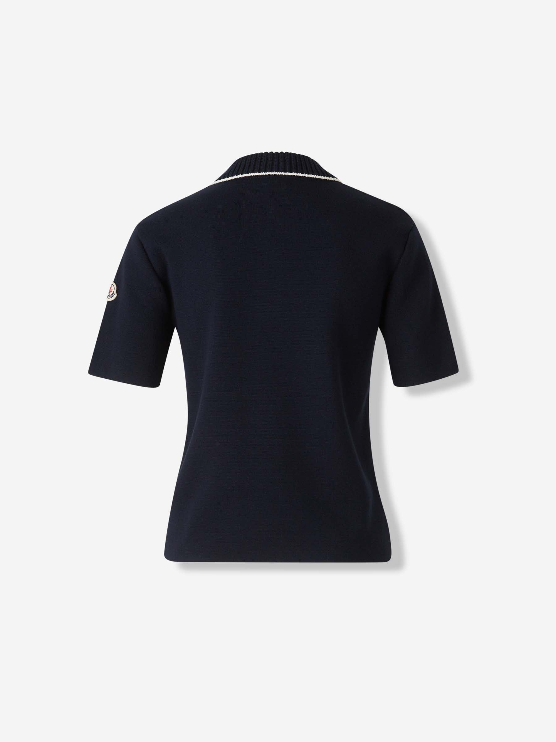 Moncler Mujer Barcelona Polo Punto Tricot color Azul Marino sku 783-000072 02 - Foto 2