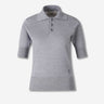 Ami Paris Mujer Barcelona Polo Punto Lana color Gris sku 783-000074 02 - Foto 1