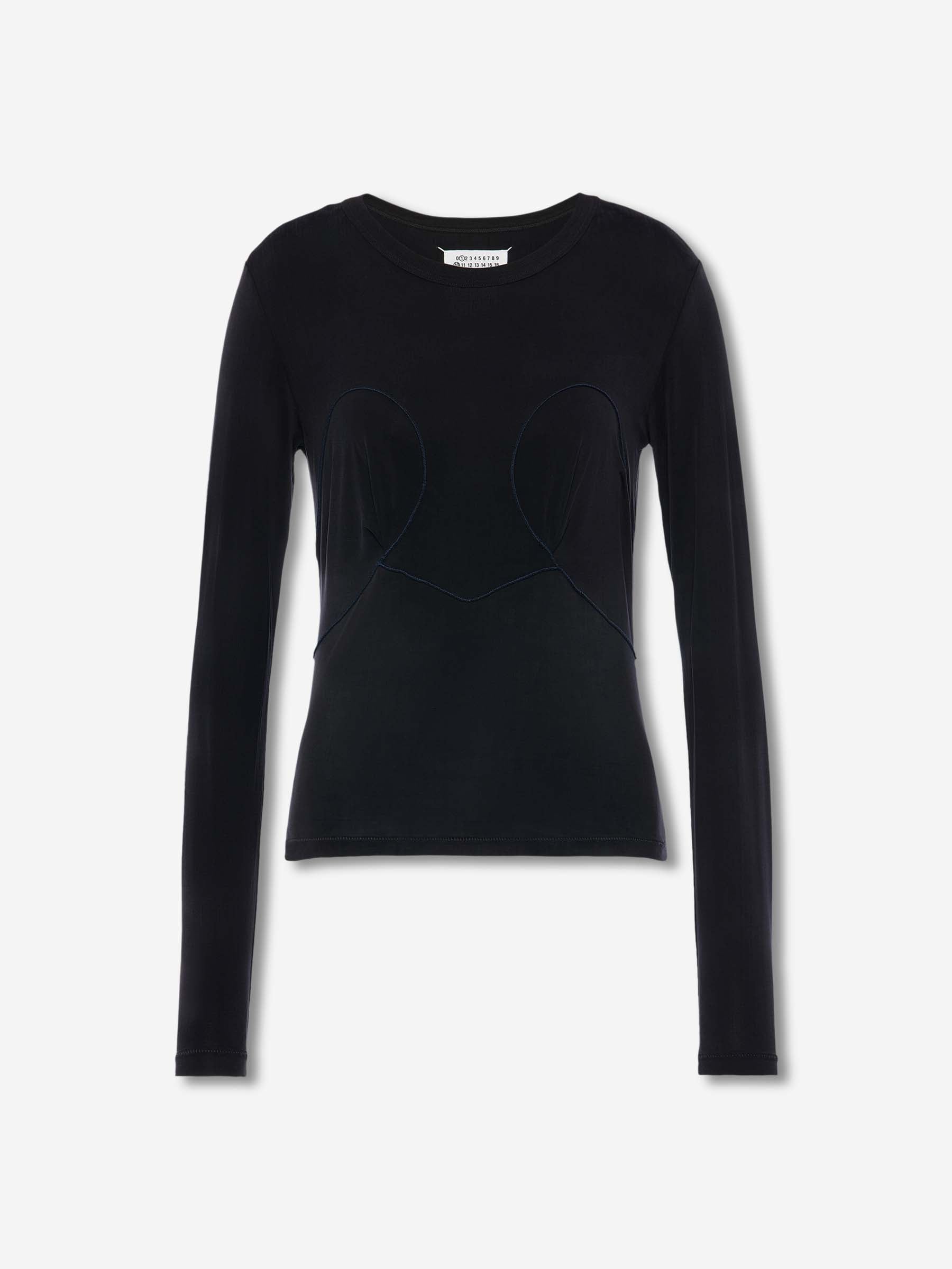 Maison Margiela Mujer Barcelona Camiseta Manga Larga color Negro sku 783-000077 01 - Foto 1
