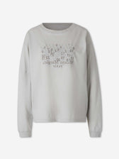 Maison Margiela Mujer Barcelona Camiseta cuello redondo color Gris Claro sku 783-000078 01 - Foto 1