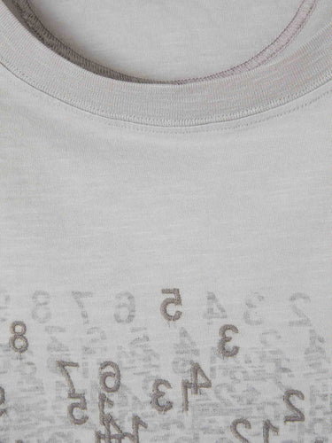 Maison Margiela Mujer Barcelona Camiseta cuello redondo color Gris Claro sku 783-000078 01 - Foto 3