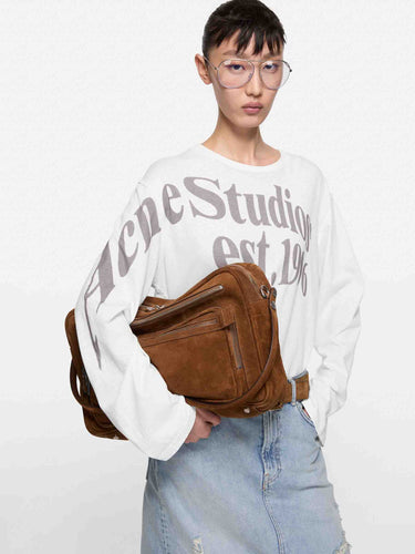 Acne Studios Mujer Barcelona Camiseta Cuello Redondo color Blanco sku 783-000079 01 - Foto 2