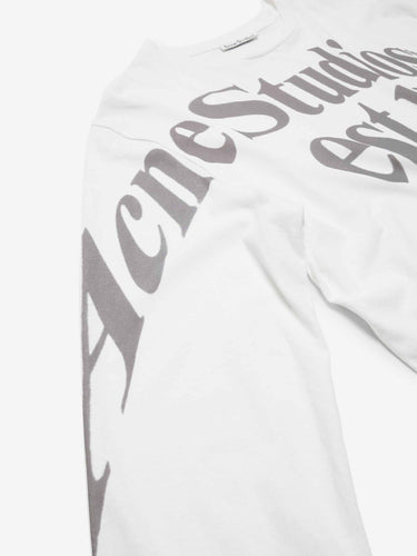 Acne Studios Mujer Barcelona Camiseta Cuello Redondo color Blanco sku 783-000079 01 - Foto 4