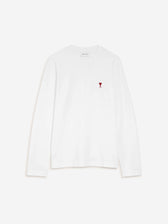 Ami Paris  Barcelona Camiseta Manga Larga color Blanco sku 783-000080 01 - Foto 1