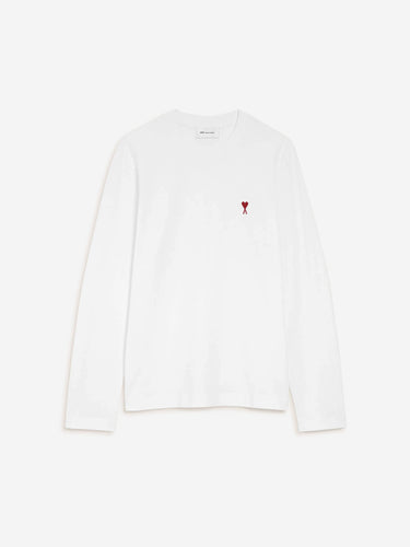 Ami Paris  Barcelona Camiseta Manga Larga color Blanco sku 783-000080 01 - Foto 1