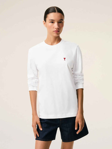Ami Paris  Barcelona Camiseta Manga Larga color Blanco sku 783-000080 01 - Foto 2