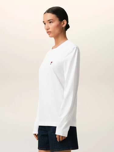 Ami Paris  Barcelona Camiseta Manga Larga color Blanco sku 783-000080 01 - Foto 3