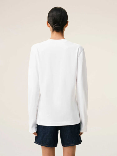 Ami Paris  Barcelona Camiseta Manga Larga color Blanco sku 783-000080 01 - Foto 4