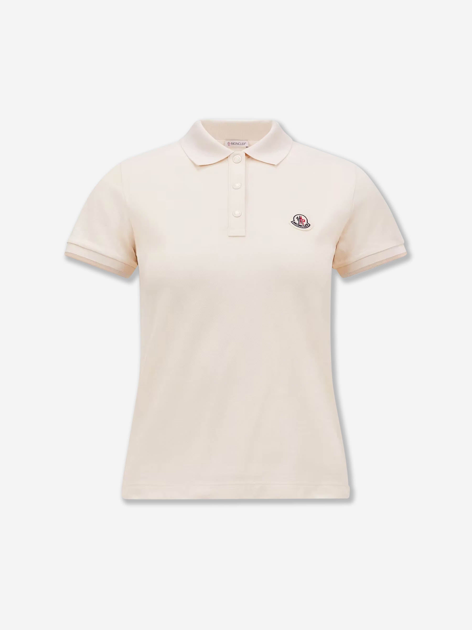 Moncler Mujer Barcelona Polo Manga Corta color Marfil sku 783-000082 01 - Foto 1