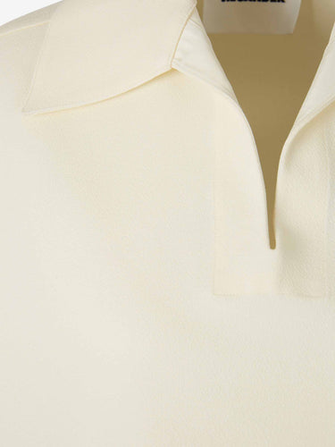 Jil Sander Mujer Barcelona Camiseta Cuello Camisero color Beige sku 783-000083 01 - Foto 3