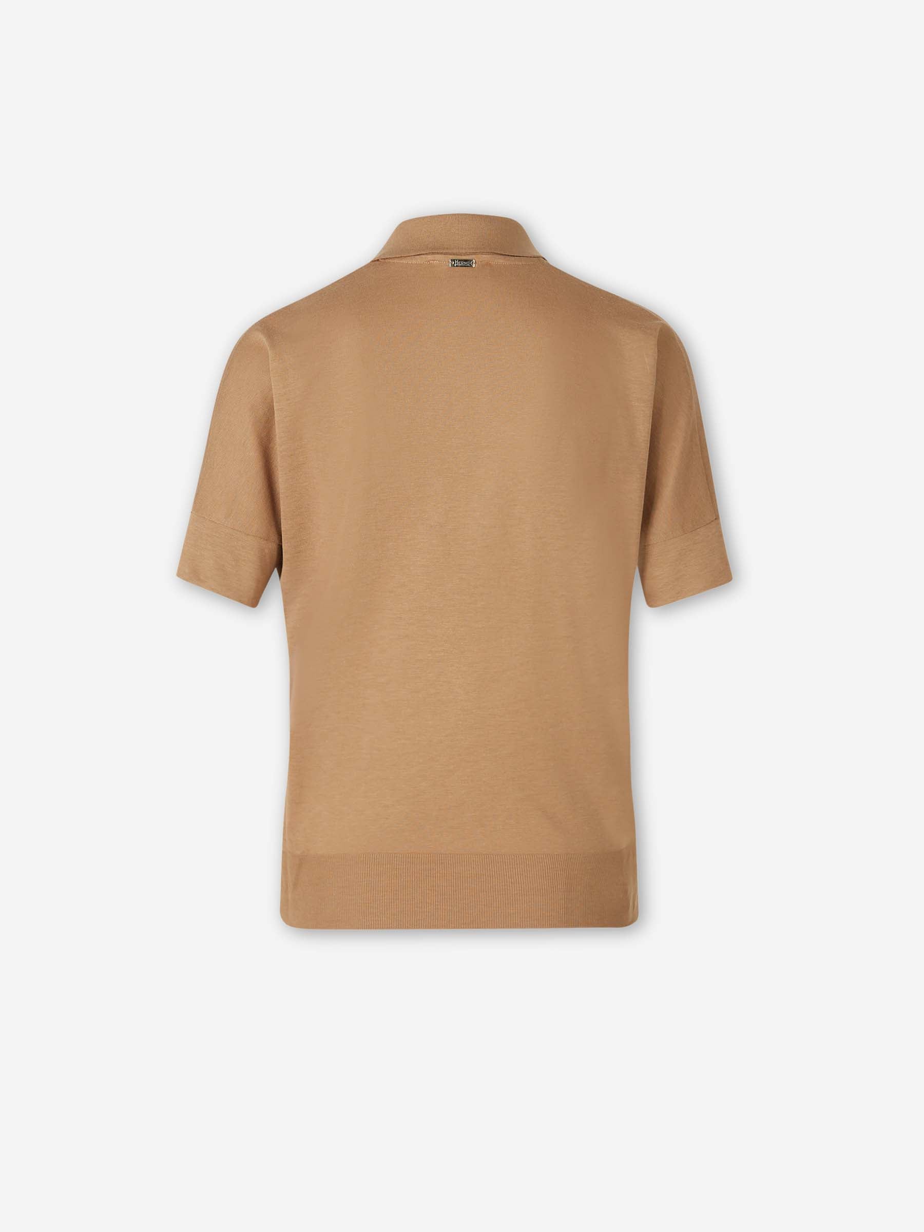 Herno Mujer Barcelona Polo Manga Corta color Camel sku 783-000086 02 - Foto 2
