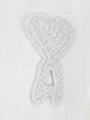 Ami Paris Mujer Barcelona Polo Manga Corta color Crema sku 783-000087 01 - Foto 3