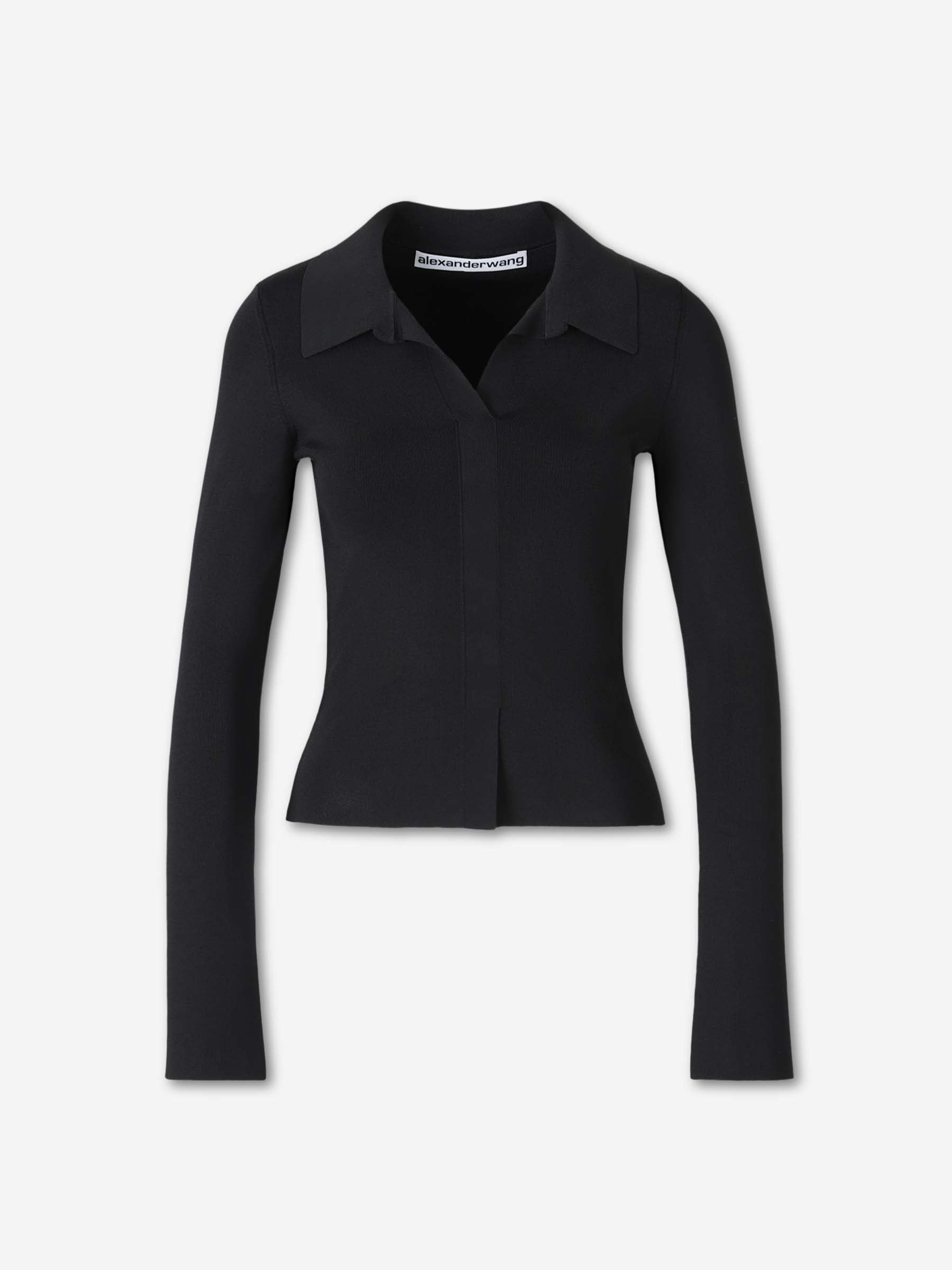 Feiner Jersey mit Polokragen