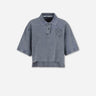 Alexander Wang Mujer Barcelona Polo Cropped color Gris Antracita sku 783-000090 01 - Foto 1