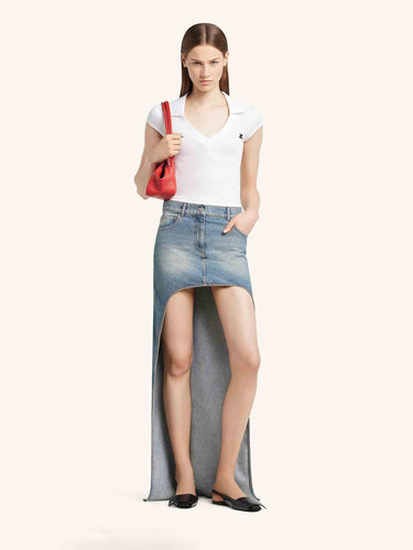 Courrèges Mujer Barcelona Polo Sports Cropped color Blanco sku 783-000091 01 - Foto 2