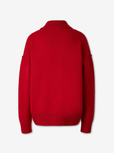 Ami Paris Hombre Barcelona Jersey Cuello Polo color Rojo sku 783-000095 01 - Foto 2