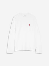 Ami Paris Mujer Barcelona Camiseta Manga Larga color Blanco sku 783-000096 01 - Foto 1