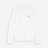 Ami Paris Mujer Barcelona Camiseta Manga Larga color Blanco sku 783-000096 01 - Foto 1