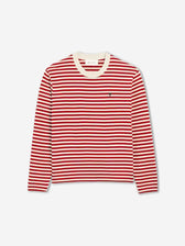 Ami Paris Mujer Barcelona Camiseta Punto Fino color Rojo sku 783-000097 01 - Foto 1