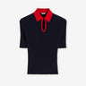 Jil Sander Mujer Barcelona Polo Punto Fino color Azul Noche sku 783-000098 01 - Foto 1