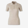 TOTEME Mujer Barcelona Polo Punto Canalé color Beige sku 783-000102 01 - Foto 1