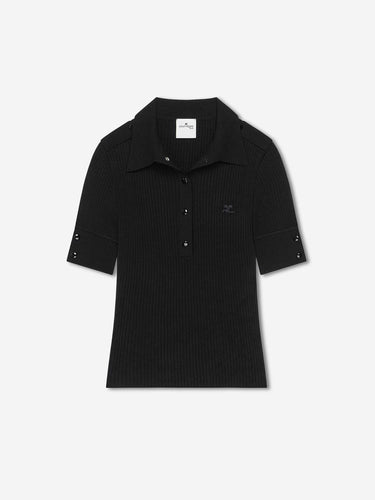 Courrèges Mujer Barcelona Polo Manga Corta color Negro sku 783-000103 01 - Foto 1