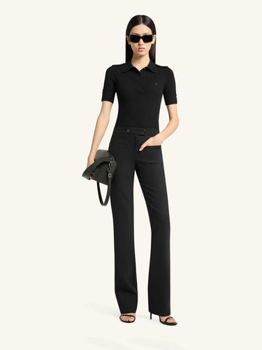 Courrèges Mujer Barcelona Polo Manga Corta color Negro sku 783-000103 01 - Foto 2