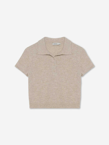 Simkhai Mujer Barcelona Polo Punto Cashmere color Beige sku 783-000105 01 - Foto 1