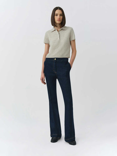 Simkhai Mujer Barcelona Polo Punto Cashmere color Beige sku 783-000105 01 - Foto 2