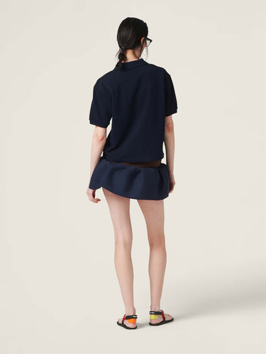 Miu Miu Mujer Barcelona Polo Logo color Azul Marino sku 783-000107 01 - Foto 4
