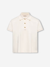 Moncler Mujer Barcelona Polo Algodón color Marfil sku 783-000109 01 - Foto 1