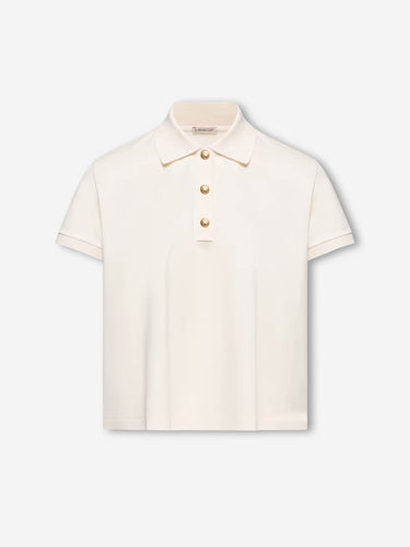 Moncler Mujer Barcelona Polo Algodón color Marfil sku 783-000109 01 - Foto 1