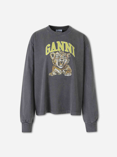 Ganni Mujer Barcelona Camiseta Manga Larga color Gris Antracita sku 783-000111 01 - Foto 1