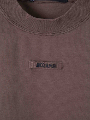 Jacquemus Mujer Barcelona Camiseta Logo color Marrón sku 783-000114 01 - Foto 3