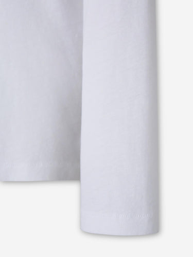 Jacquemus Hombre Barcelona Camiseta Logo Manga Larga color Blanco sku 783-000115 01 - Foto 4