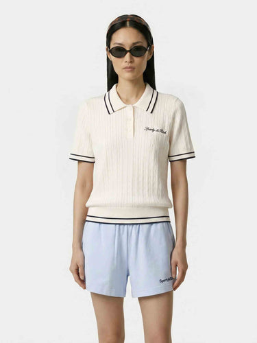 Sporty & Rich Mujer Barcelona Pol Punto Cable color Blanco sku 783-000116 01 - Foto 2