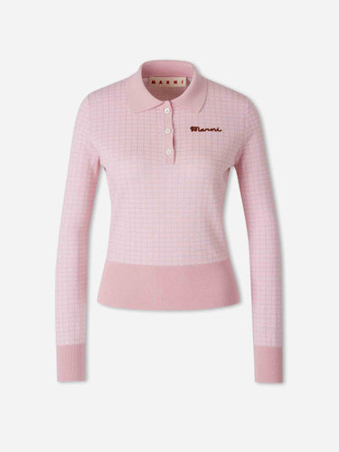 Marni Mujer Barcelona Polo Manga Larga color Rosa Chicle sku 783-000120 01 - Foto 1