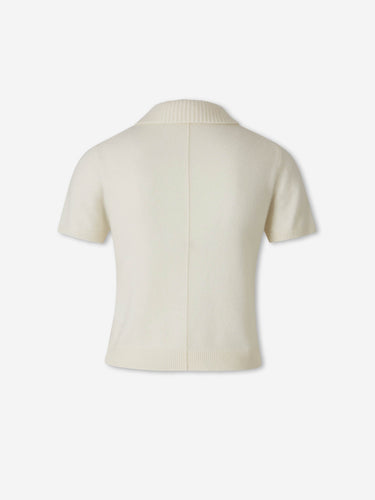 Simkhai Mujer Barcelona Polo Punto Cashmere color Crema sku 783-000123 01 - Foto 2