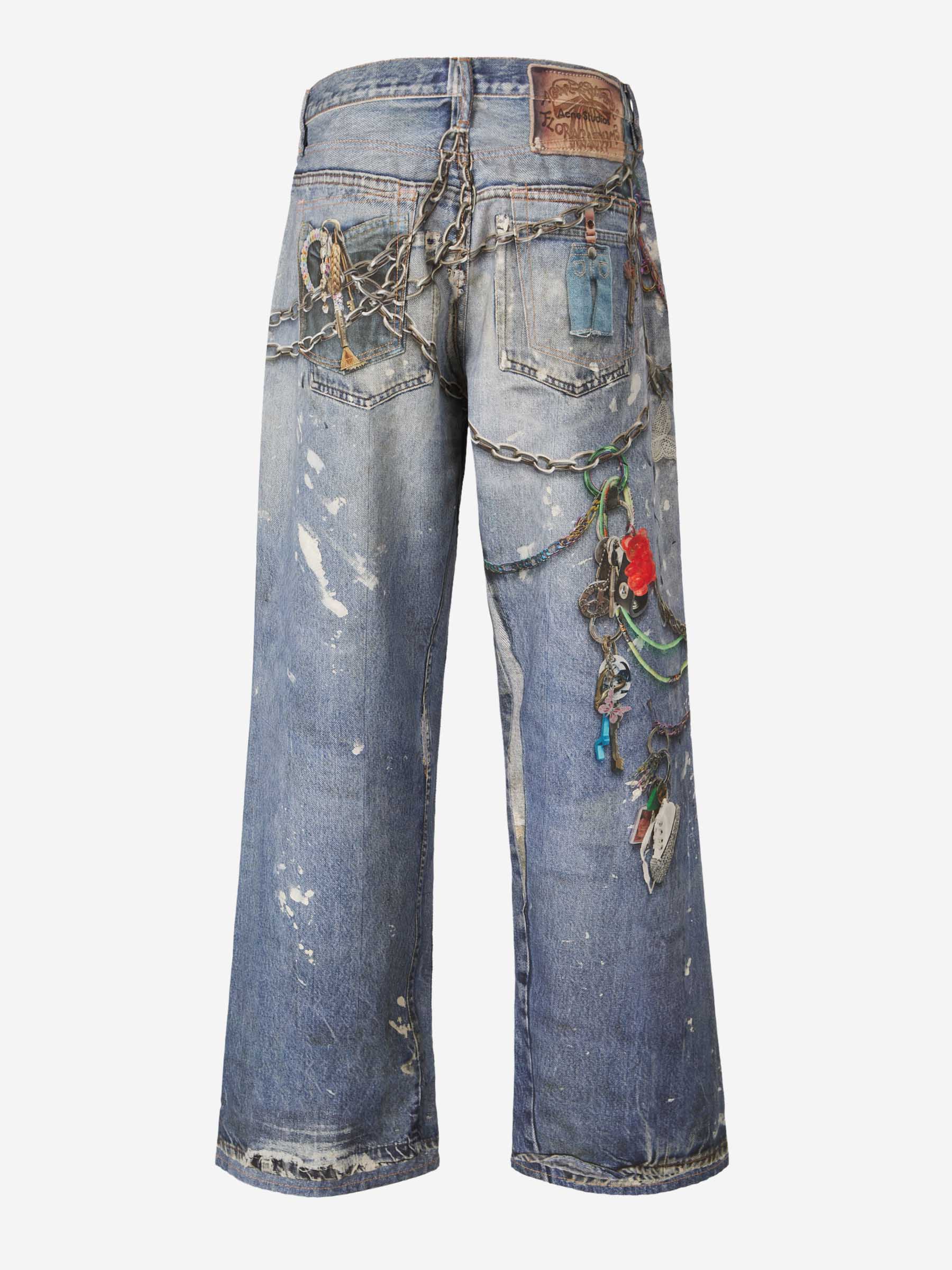 Acne Studios – Baggy Fit Jeans Mujer 763-001625 01