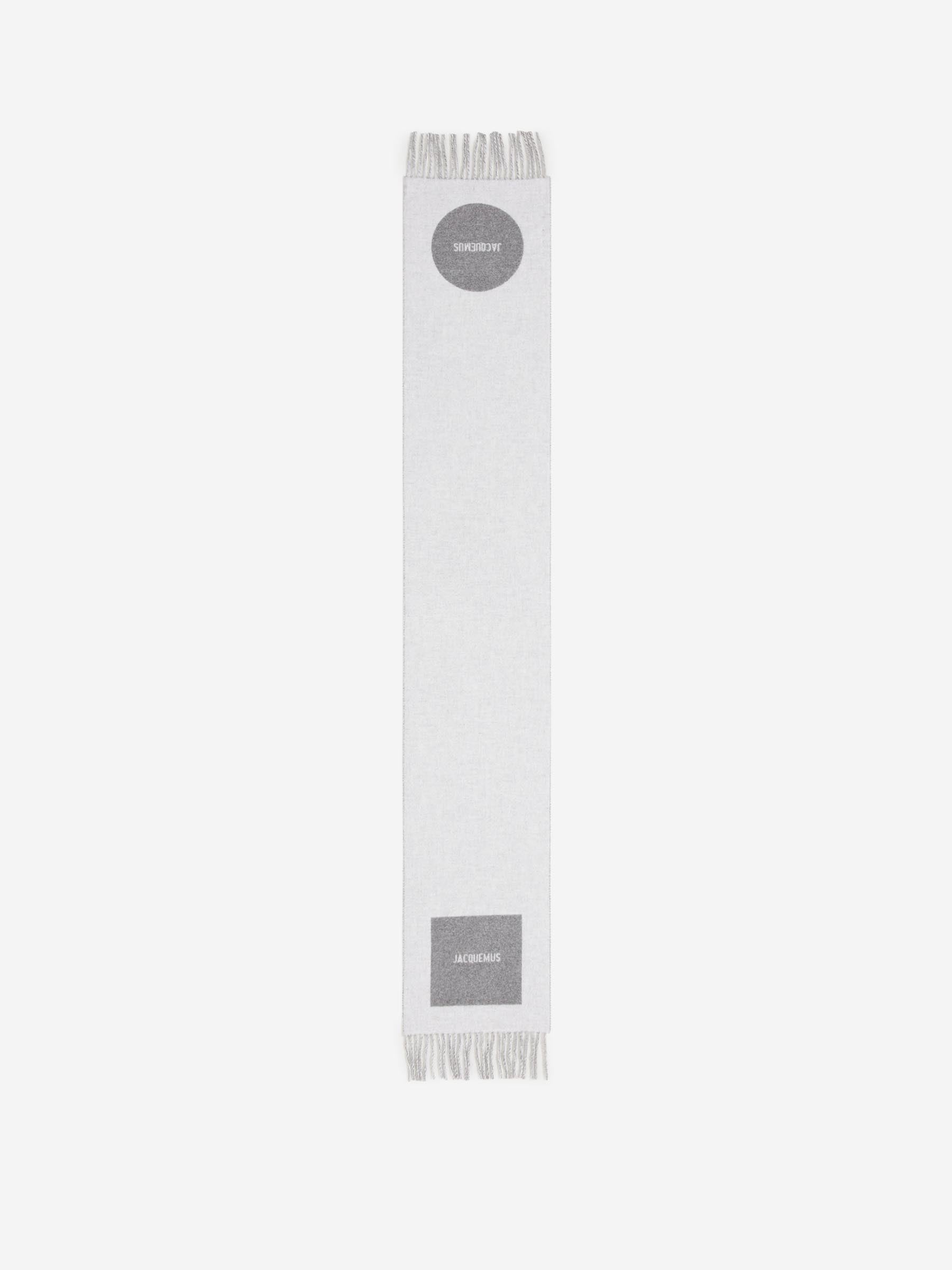 Jacquemus Mujer Barcelona Bufanda Rond Carré color Gris sku 796-000118 02 - Foto 2