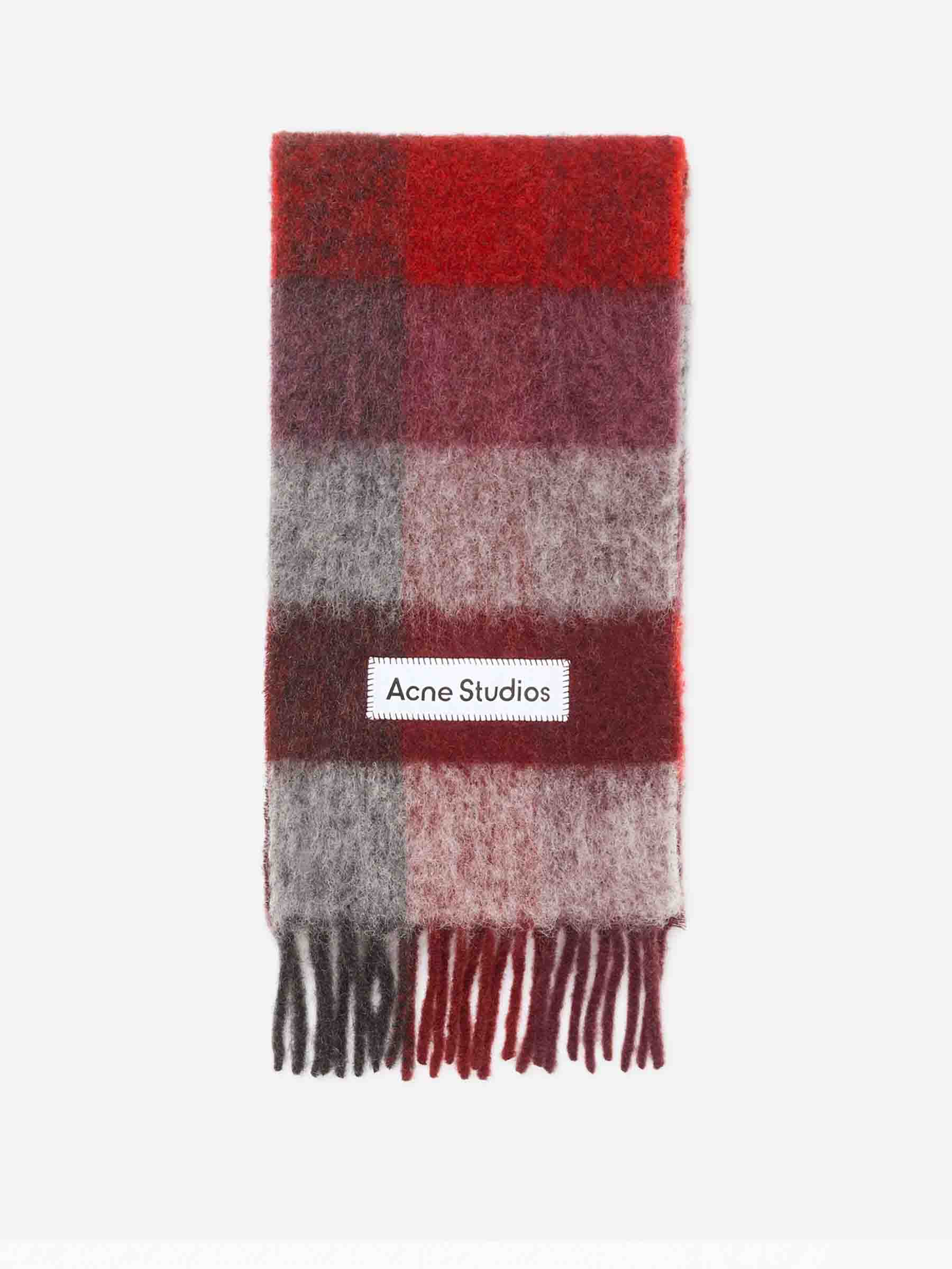 Acne Studios Mujer Barcelona Bufanda Punto Lana color Burdeos sku 796-000126 01 - Foto 1