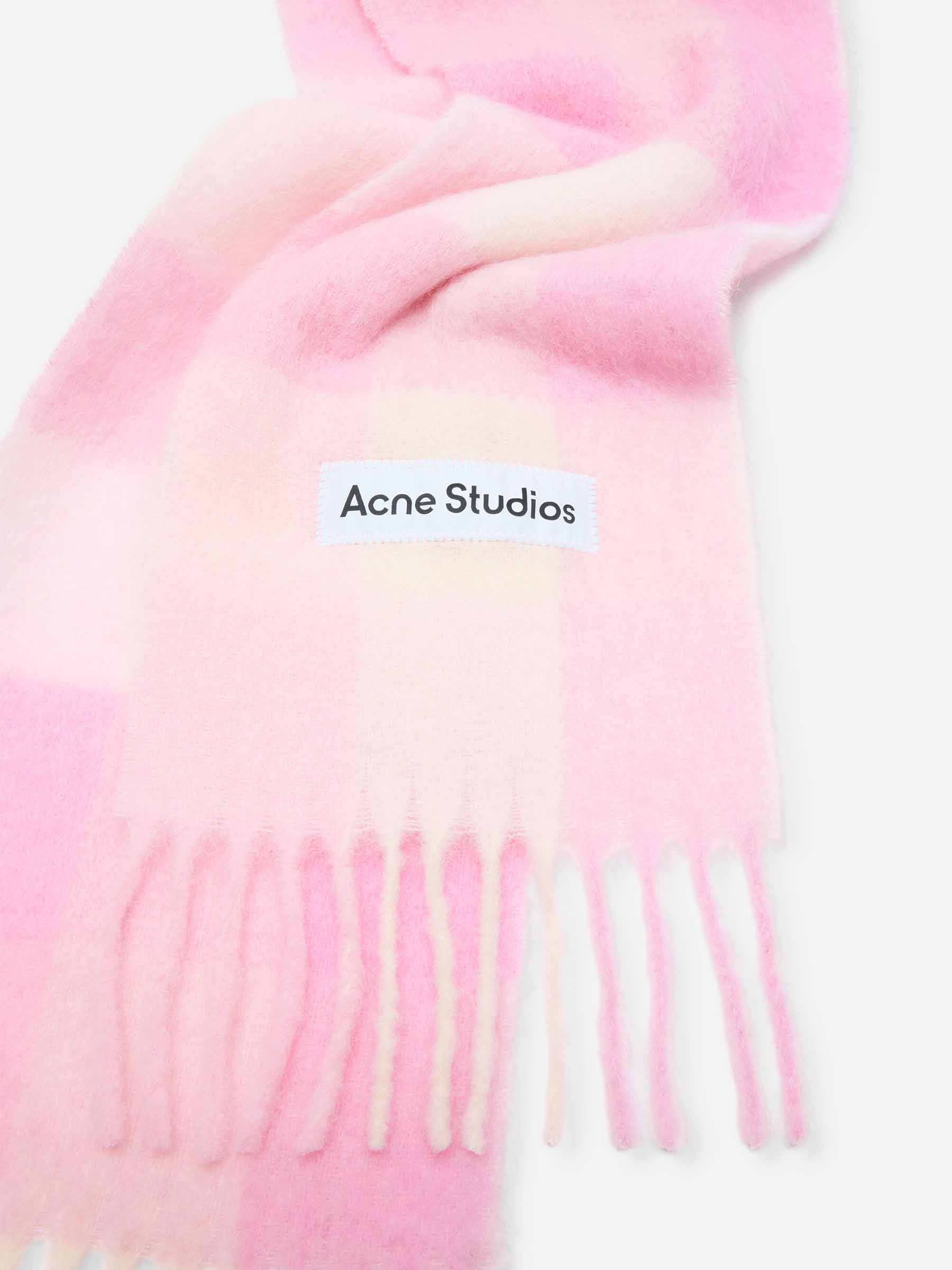 Acne Studios Mujer Barcelona Bufanda Punto Lana color Rosa sku 796-000126 02 - Foto 2