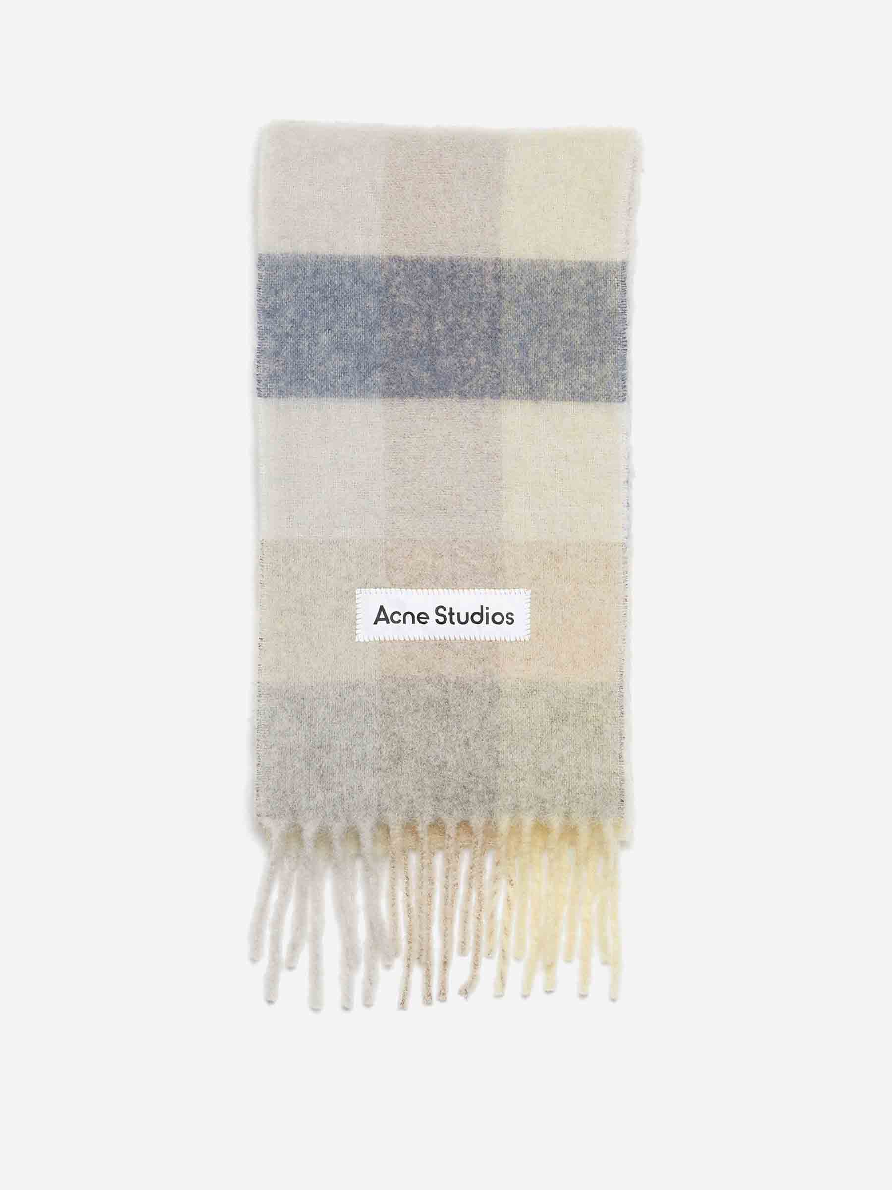 Acne Studios Mujer Barcelona Bufanda Logo Lana color Beige sku 796-000126 05 - Foto 1