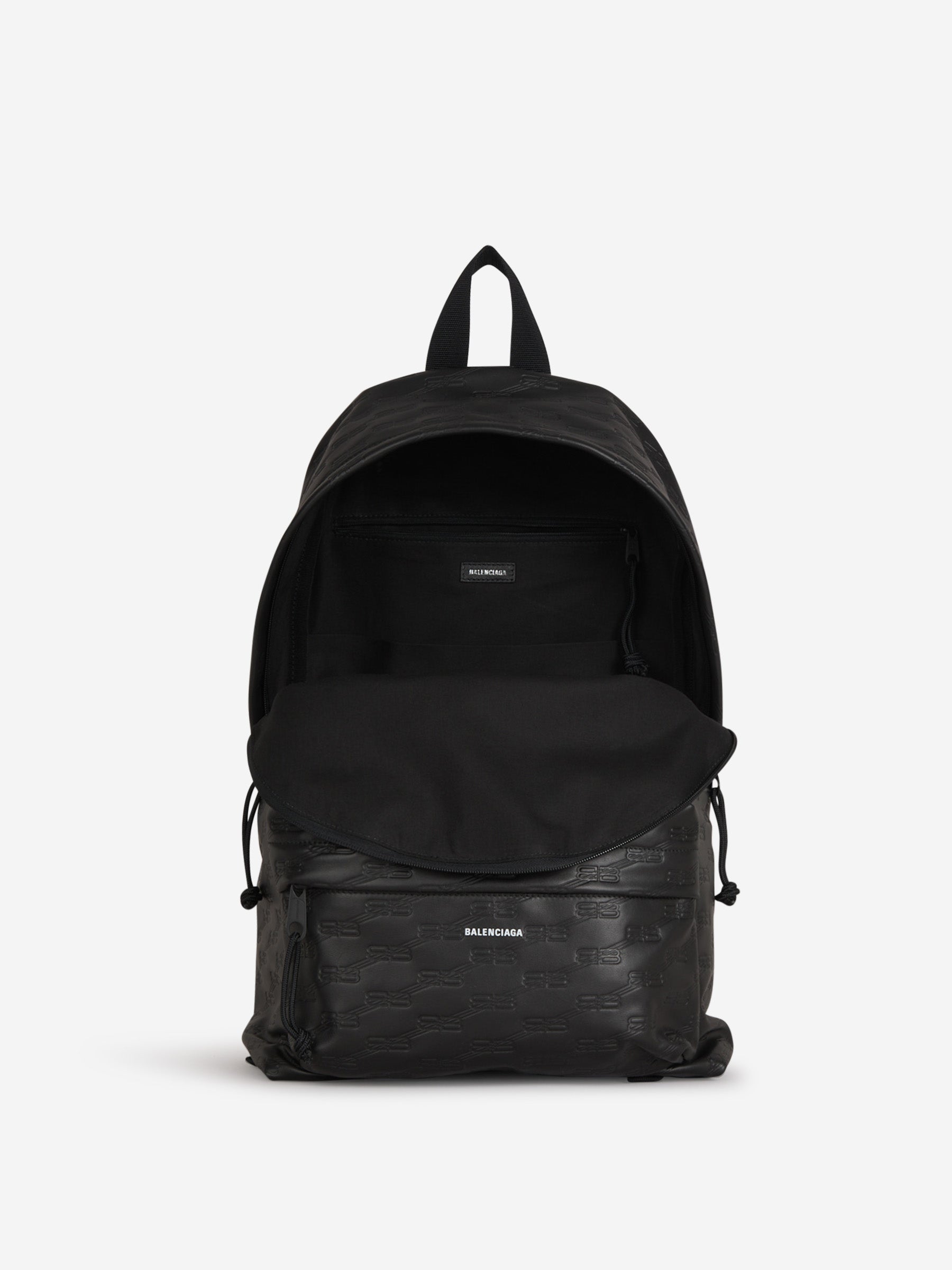 balenciaga backpack leather Monogram BB Leather Backpack Balenciaga