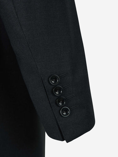 Canali Hombre Barcelona Chaqué de Lana color Gris Antracita sku 332-000002 02 - Foto 4