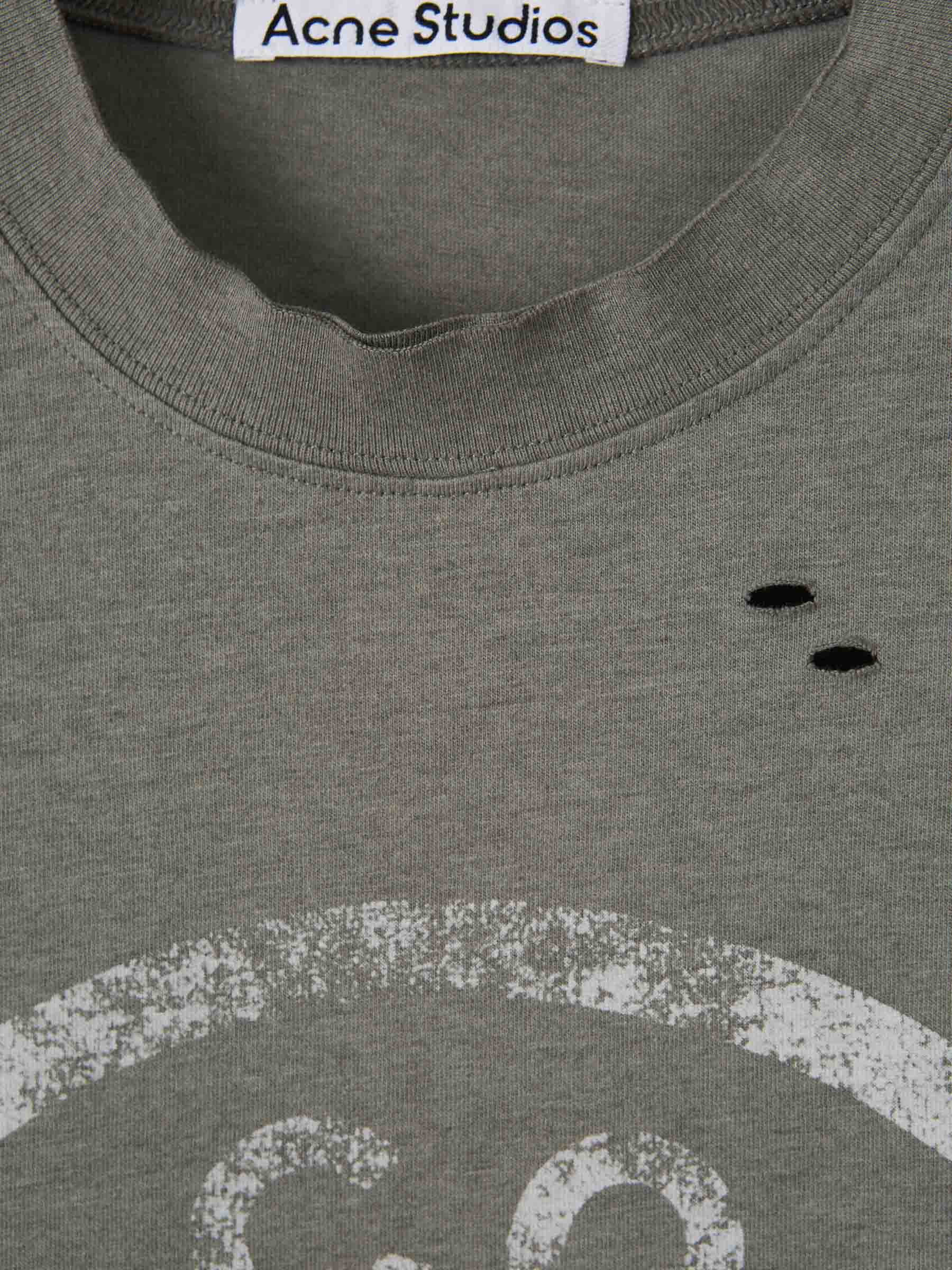 Acne Studios – Vintage-Logo-T-Shirt Hombre 553-003917 01