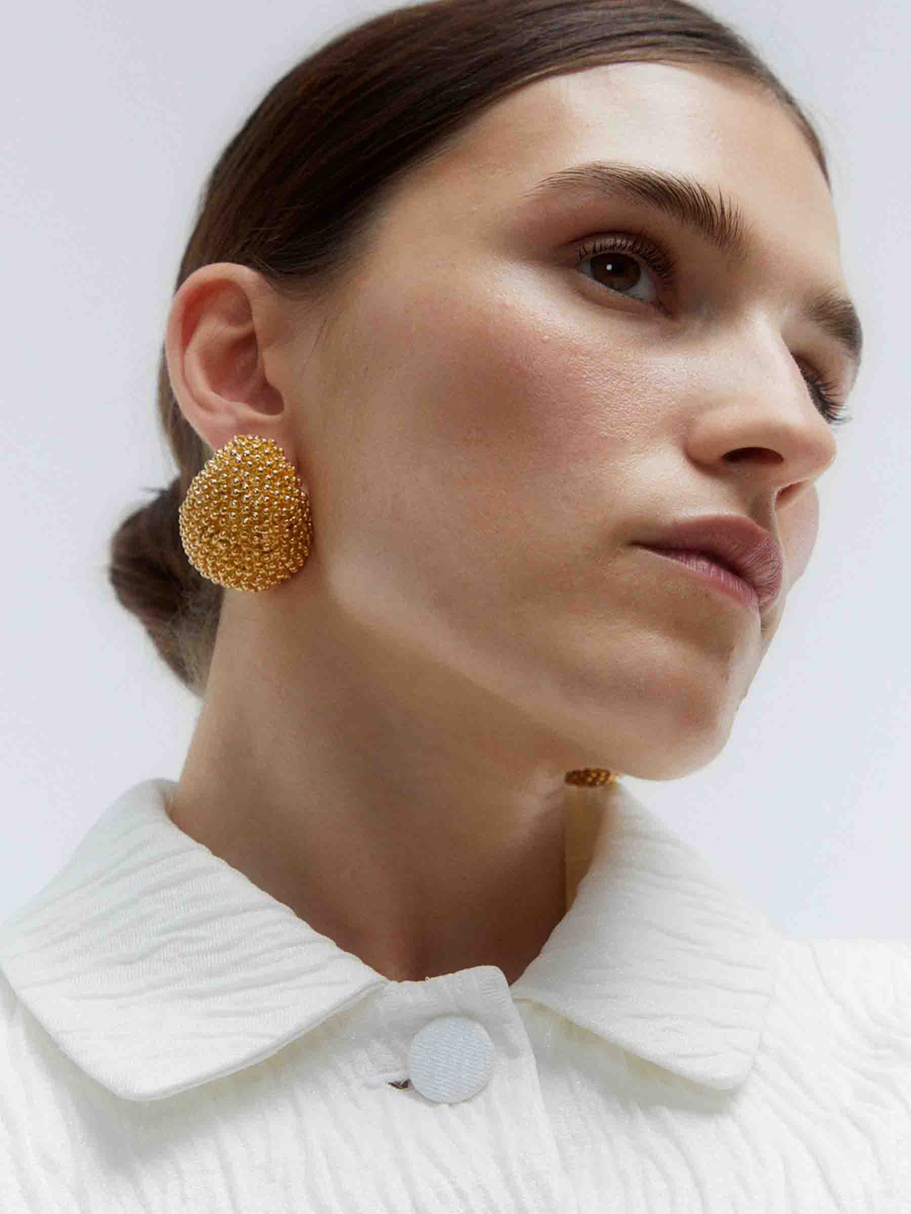 Paola Sighinolfi Pendientes Drop color Dorado sku 850-001796 01 - Foto 3