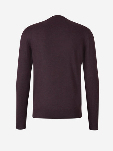 Santa Eulalia Hombre Barcelona Jersey Cashmere Y Seda color Burdeos sku 542-002426 03 - Foto 2
